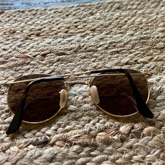 🕶 Ray Ban Copper Flash Round Flat Sunglasses - Picture 2 of 7